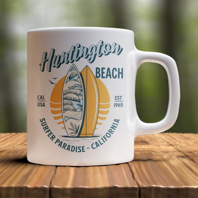 Huntington Beach California Funny California Beach Coffee Mug (Creator Uploaded)