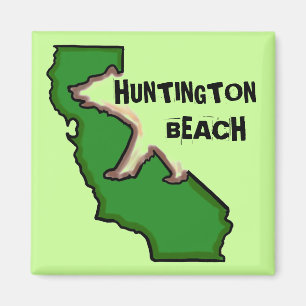 Huntington Beach California green state magnet