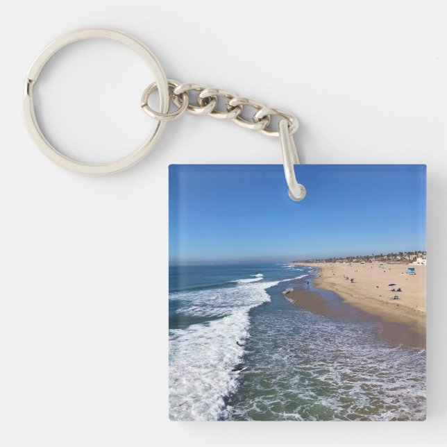 Huntington Beach, California Key Ring (Front)