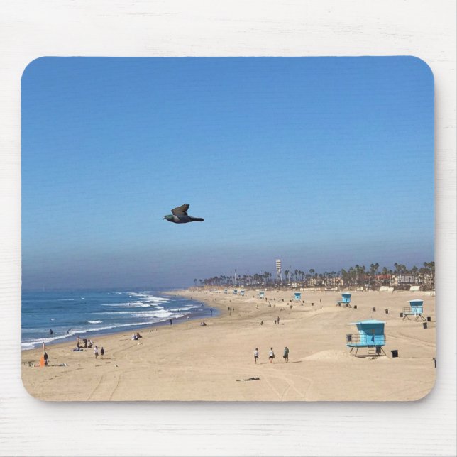 Huntington Beach, California Mouse Mat (Front)
