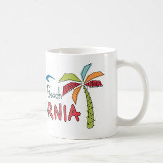 Huntington Beach California palms Coffee Mug