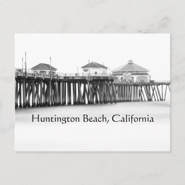 Huntington Beach , California  Pier Postcard (Front)