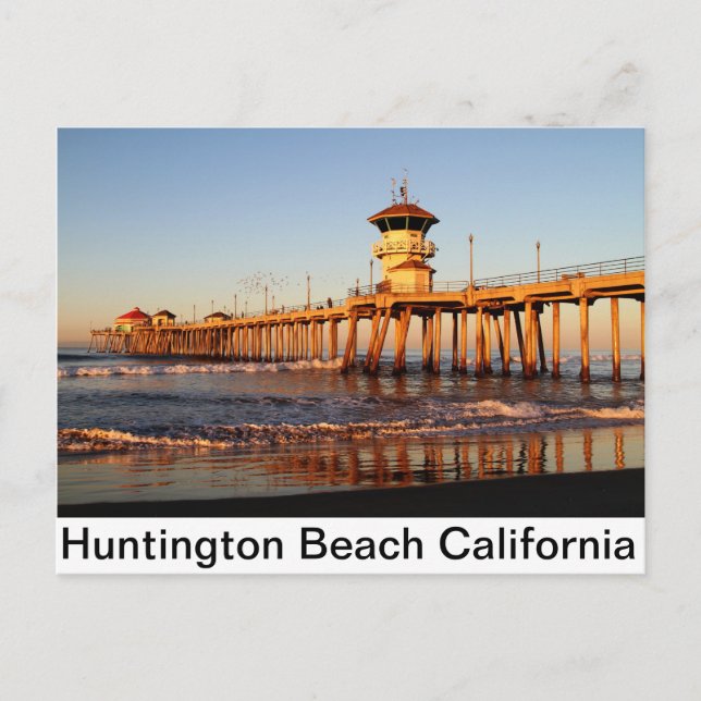 Huntington Beach California Postcard (Front)