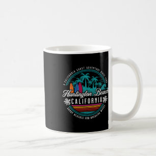 Huntington Beach California Sandy Beaches Breaking Coffee Mug