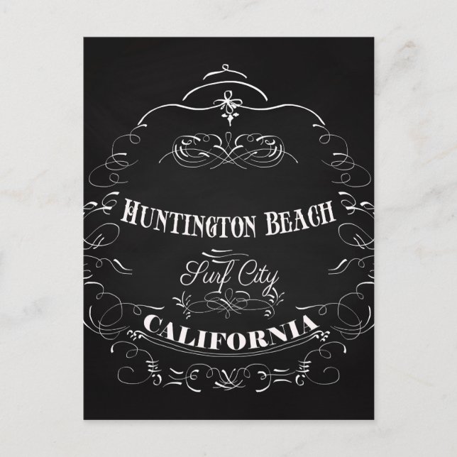 Huntington Beach, California - Surf City Postcard (Front)