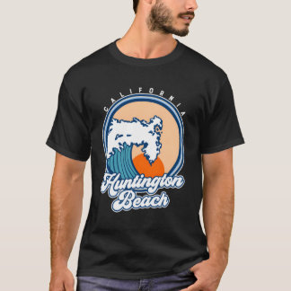 Huntington Beach California Surf Wave Hoodie T-Shirt
