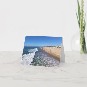 Huntington Beach, California Thank You Card