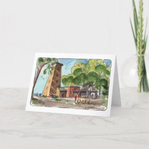 Huntington Beach Folded Notecard