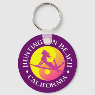 Huntington Beach Key Ring