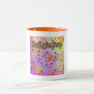 Huntington Beach Lucky Golden Mug