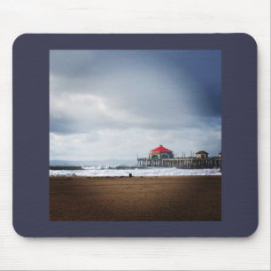Huntington Beach Pier, CA Mouse Mat
