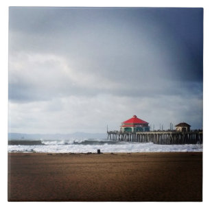 Huntington Beach Pier, CA Tile