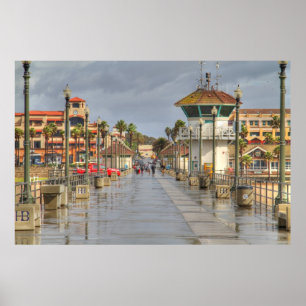 Huntington Beach Pier California Poster