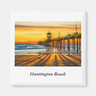 Huntington Beach Pier Magnet