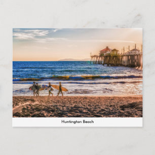 Huntington Beach Pier Postcard
