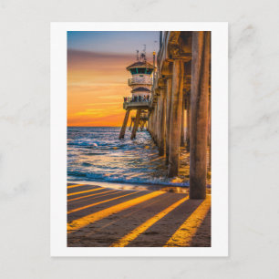 Huntington Beach Pier Postcard