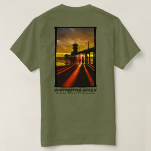 Huntington Beach Pier Sunset T-Shirt