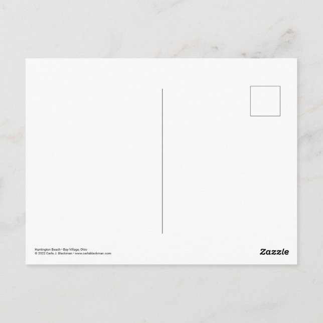 Huntington Beach Postcard (Back)