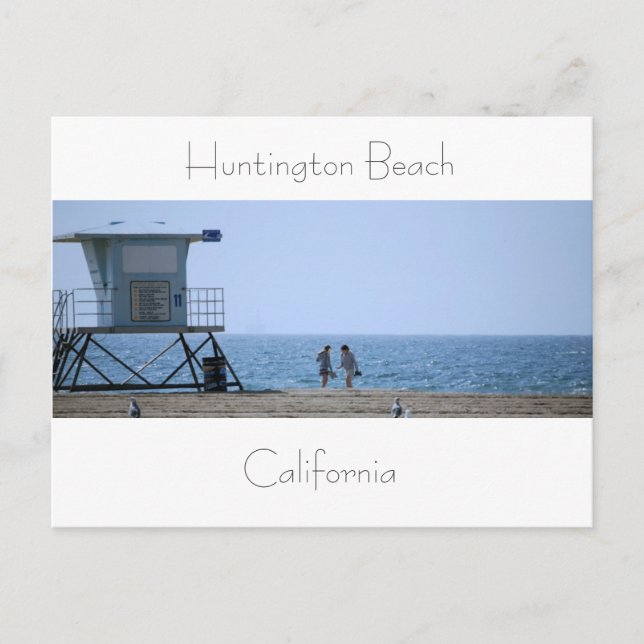 Huntington Beach Postcard (Front)