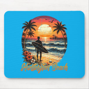 Huntington Beach Sunset California Surfing Summer Mouse Mat