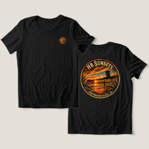 Huntington Beach Sunset T-Shirt  Tri-Blend Shirt