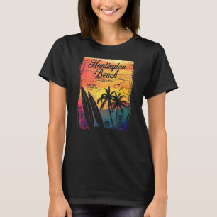 Huntington Beach Surf City California Vintage Dist T-Shirt