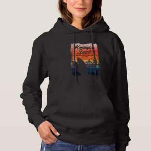 Huntington Beach Surf City California Vintage Surf Hoodie