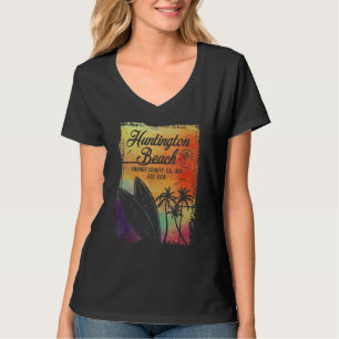 Huntington Beach Surf City California Vintage Surf T-Shirt