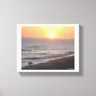Huntington Beach "Surf City" Canvas Print
