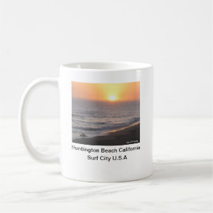 Huntington Beach "Surf City" Coffee Mug
