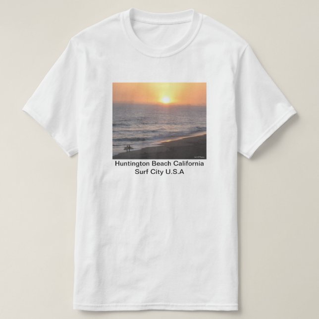 Huntington Beach "Surf City U.S.A" T-Shirt (Design Front)