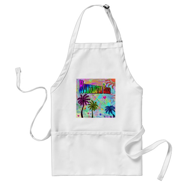 Huntington Beach Vivid Romance Apron (Front)