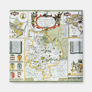 Huntington, engraved by Jodocus Hondius Magnet