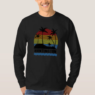 Huntington Travel Vacation Souvenir Surfer Beach T-Shirt