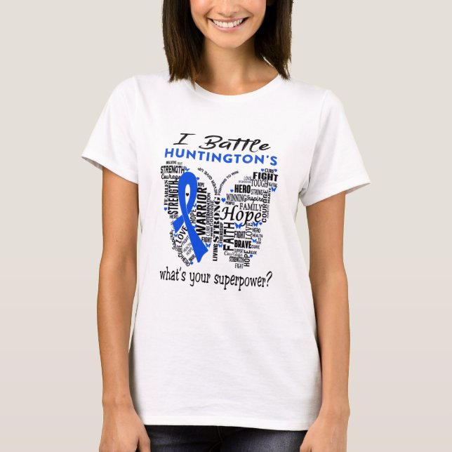 Huntington's Awareness Month Ribbon Gifts T-Shirt (Front)