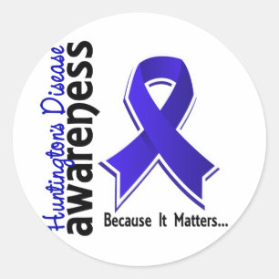 Huntington's Disease Awareness 5 Classic Round Sticker