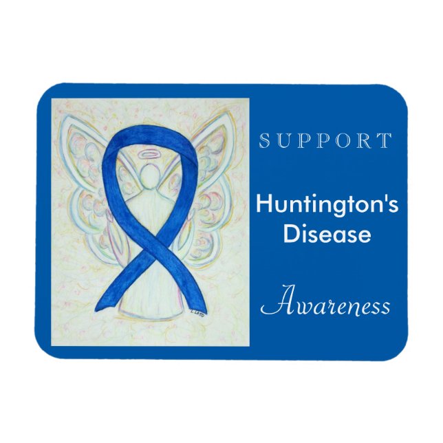 Huntington's Disease Awareness Angel Custom Magnet (Horizontal)