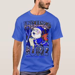 Huntingtons Disease Awareness leopard christmas cu T-Shirt