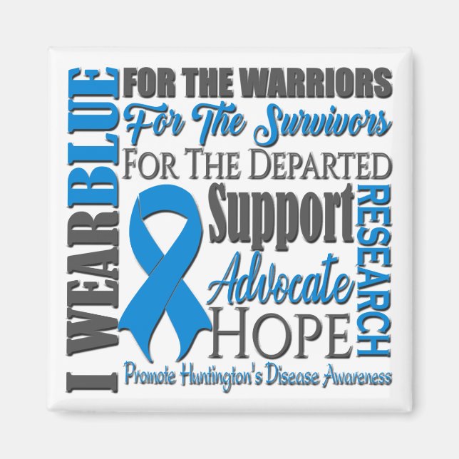 Huntington's Disease Awareness Magnet (Front)