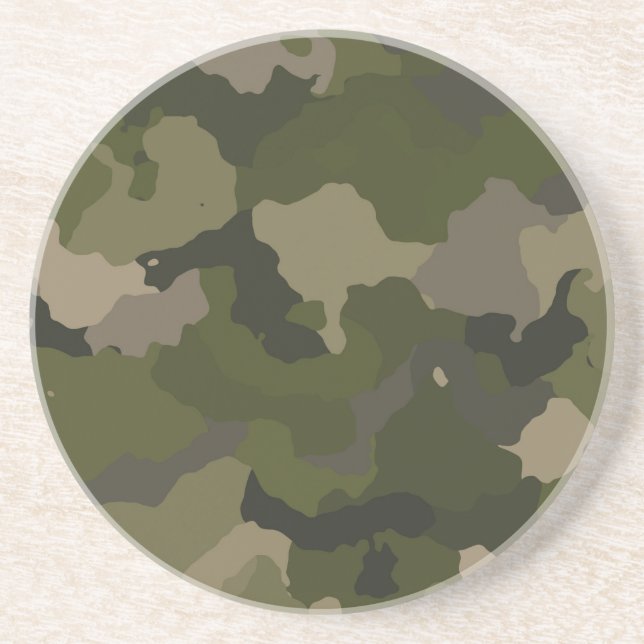 Huntress Camo Coaster (Front)