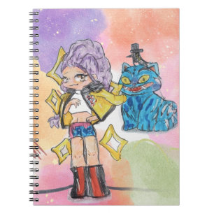 Huntrix Rumi and Tiger Cat Notebook