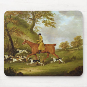 Huntsman and Hounds, 1809 (oil on canvas) Mouse Mat