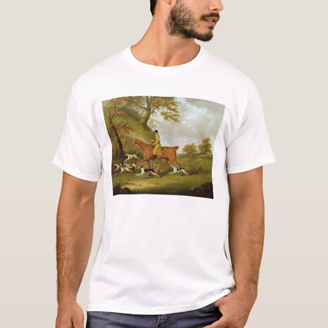 Huntsman and Hounds, 1809 (oil on canvas) T-Shirt (Front)