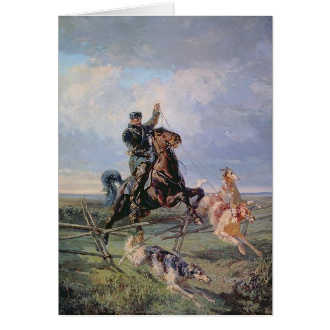 Huntsman with the Borzois, 1872 (Front)