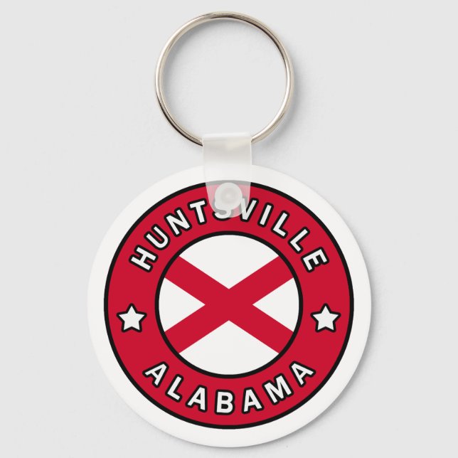 Huntsville Alabama Key Ring (Front)
