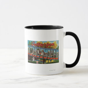 Huntsville, Alabama - Large Letter Scenes Mug