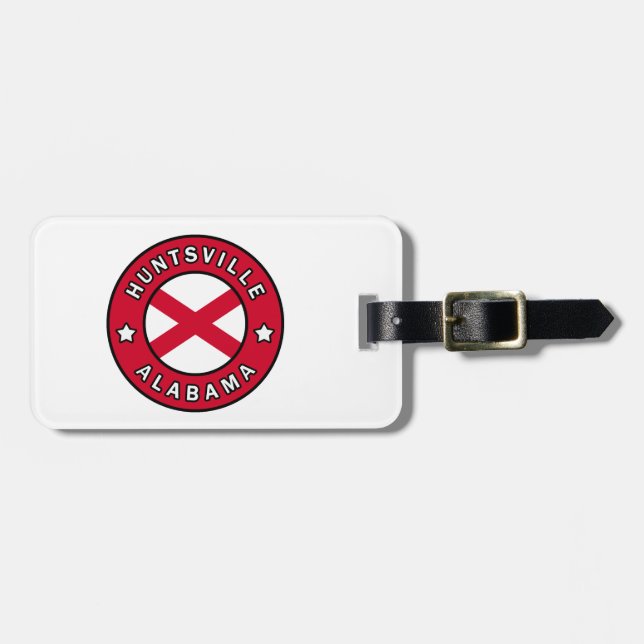 Huntsville Alabama Luggage Tag (Front Horizontal)
