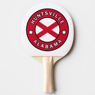 Huntsville Alabama Ping Pong Paddle
