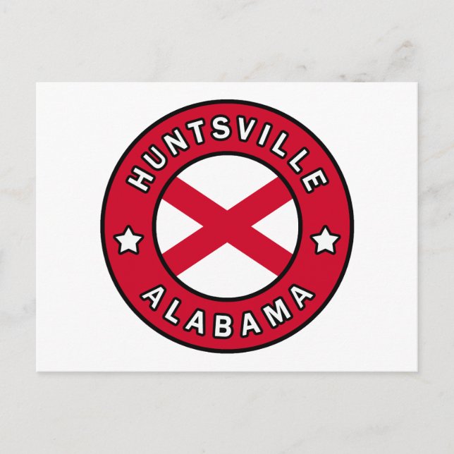 Huntsville Alabama Postcard (Front)