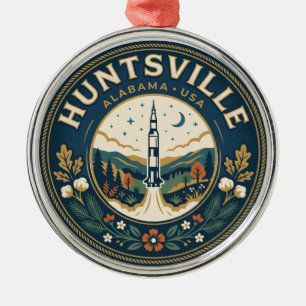 Huntsville, Alabama, USA Metal Tree Decoration